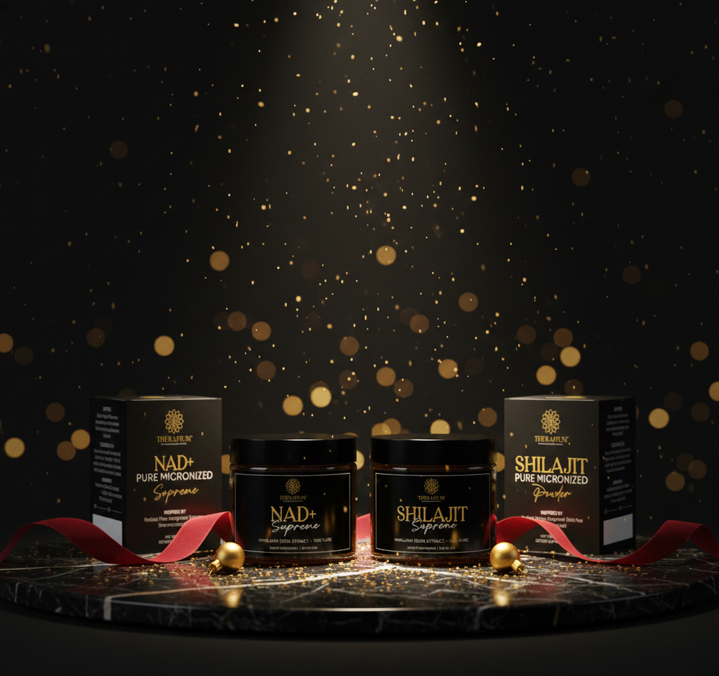 THERAPIUM™ Christmas Energy Bundle – NAD+ 20g + Shilajit